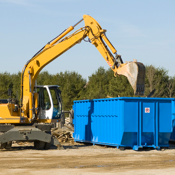 what happens if the residential dumpster is damaged or stolen during rental in Cerro Gordo